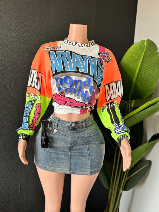 "Ari" Graphic Sweater
