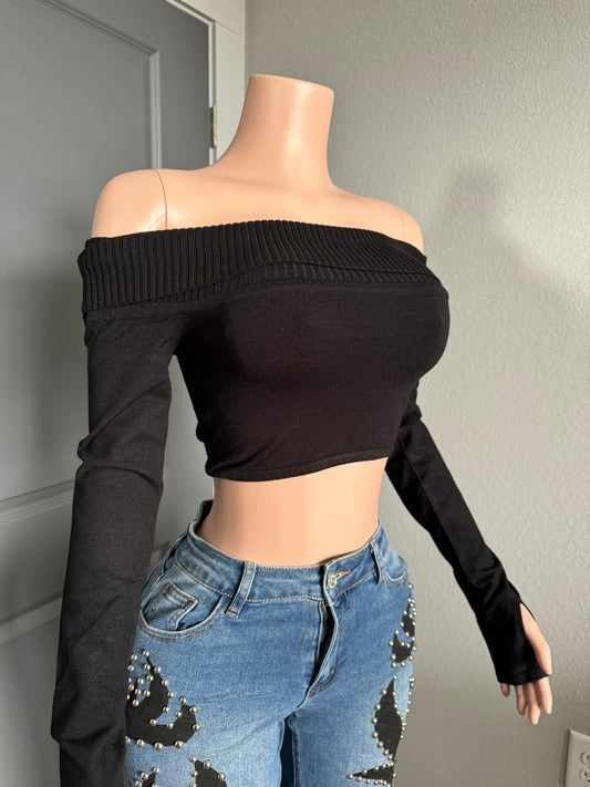 Nova Cropped Sweater