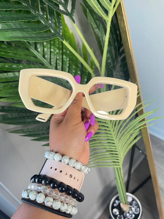 Oversized Clear Lens Fashion Glasses for Women Men 