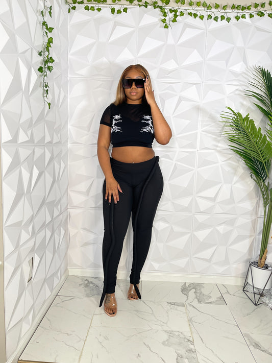 ”Top Tier” Pants  - Black