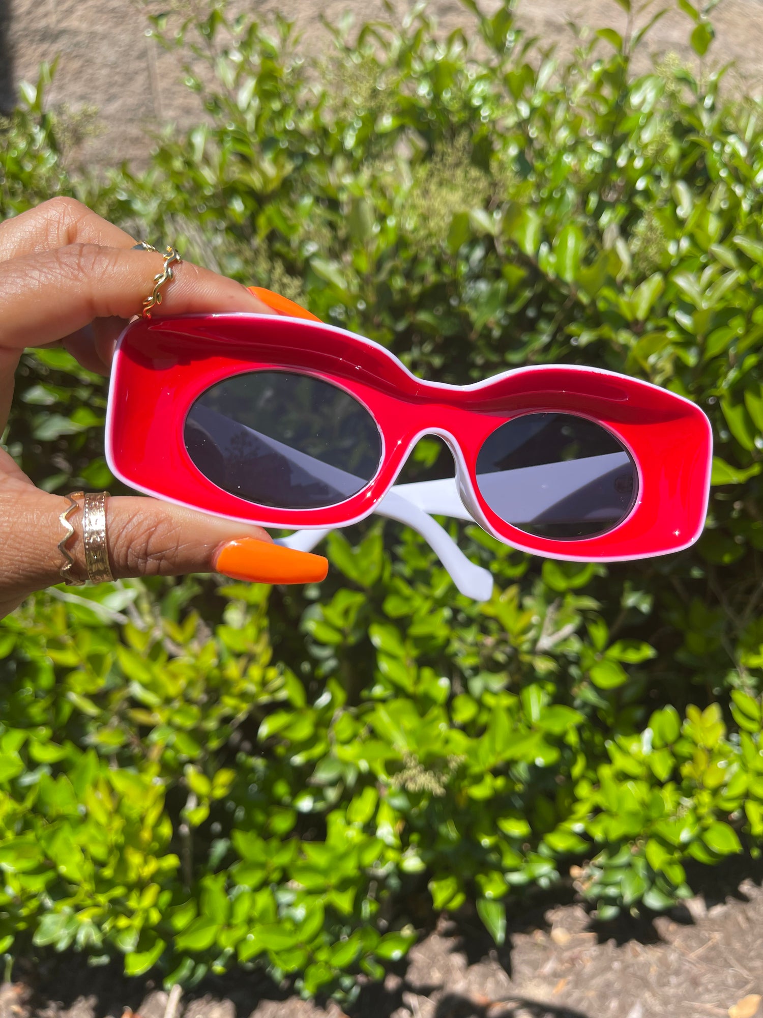 bali sunglasses red